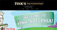 Desktop Screenshot of finkshoagies.com